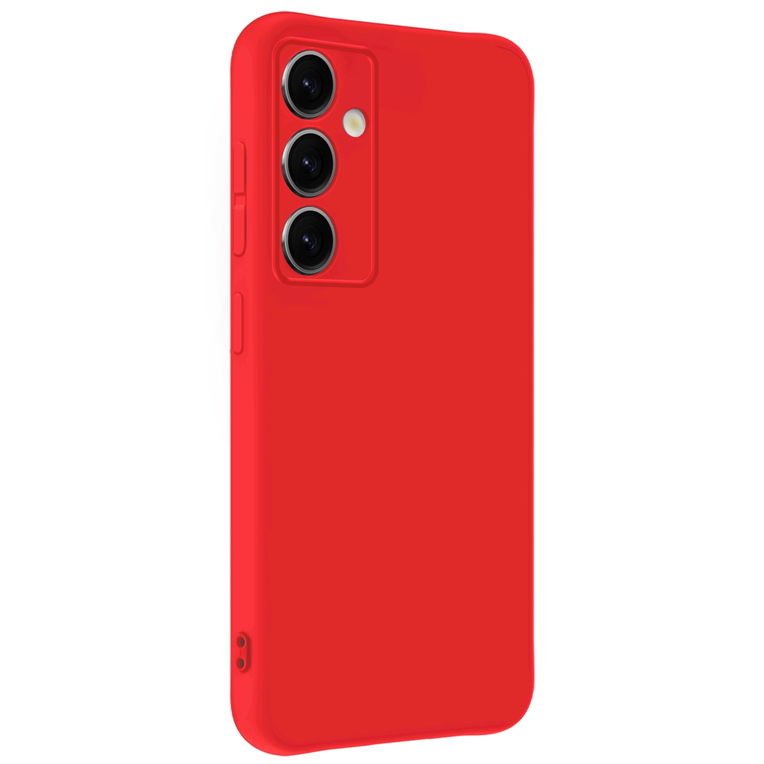 Forterra Forterra Samsung Galaxy S25 Hoesje Siliconen - Rood
