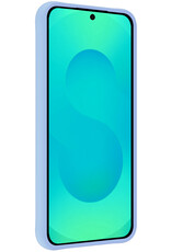 Forterra Forterra Samsung Galaxy S25 Hoesje Siliconen - Lichtblauw - 2 PACK
