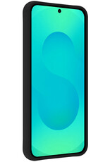 Forterra Forterra Samsung Galaxy S25 Hoesje Siliconen - Zwart - 2 PACK