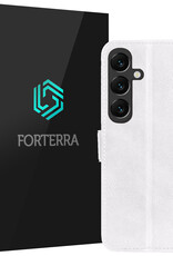 Forterra Forterra Samsung Galaxy S25 Hoesje Bookcase - Wit