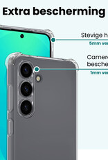 Forterra Forterra Samsung Galaxy S25 Plus Hoesje Shockproof - Transparant - 2 PACK