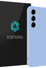 Forterra Forterra Samsung Galaxy S25 Plus Hoesje Siliconen - Lichtblauw