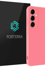Forterra Forterra Samsung Galaxy S25 Plus Hoesje Siliconen - Lichtroze