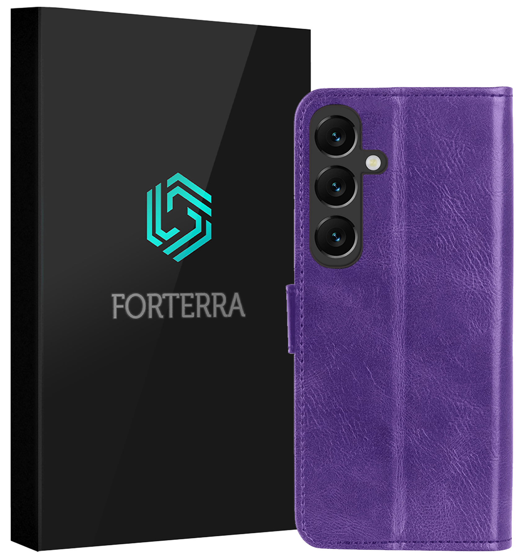 Forterra Forterra Samsung Galaxy S25 Plus Hoesje Bookcase - Paars