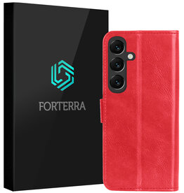 Forterra Forterra Samsung Galaxy S25 Plus Hoesje Bookcase - Rood