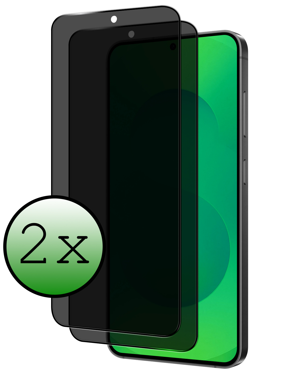 BASEY. BASEY. Samsung Galaxy S25 Screenprotector Glas Privacy - 2 PACK