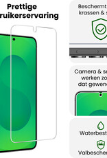BASEY. BASEY. Samsung Galaxy S25 Screenprotector Met Installatieframe - 2 PACK