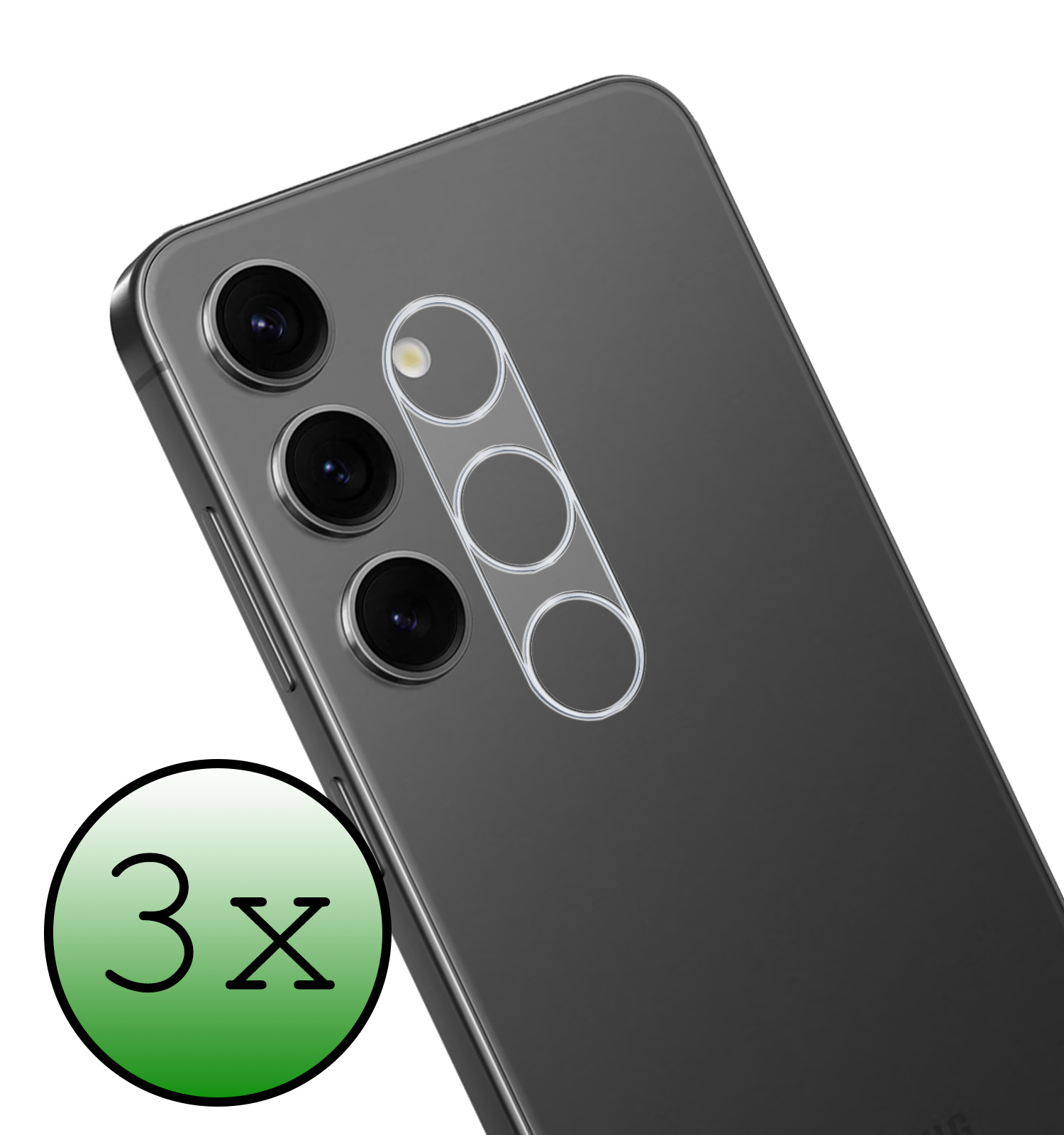 BASEY. BASEY. Samsung Galaxy S25 Plus Camera Screenprotector - 3 PACK
