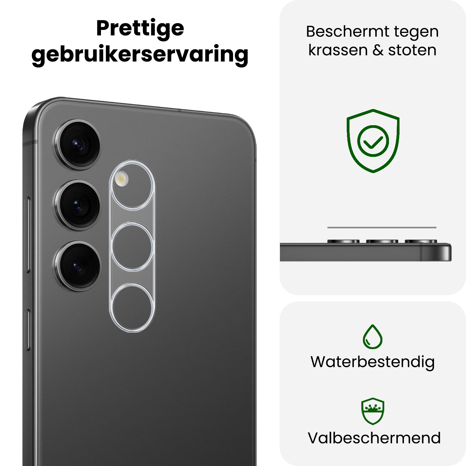 BASEY. BASEY. Samsung Galaxy S25 Plus Camera Screenprotector - 3 PACK