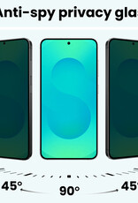 Forterra Forterra Samsung Galaxy S25 Screenprotector Glas Privacy - 3 PACK