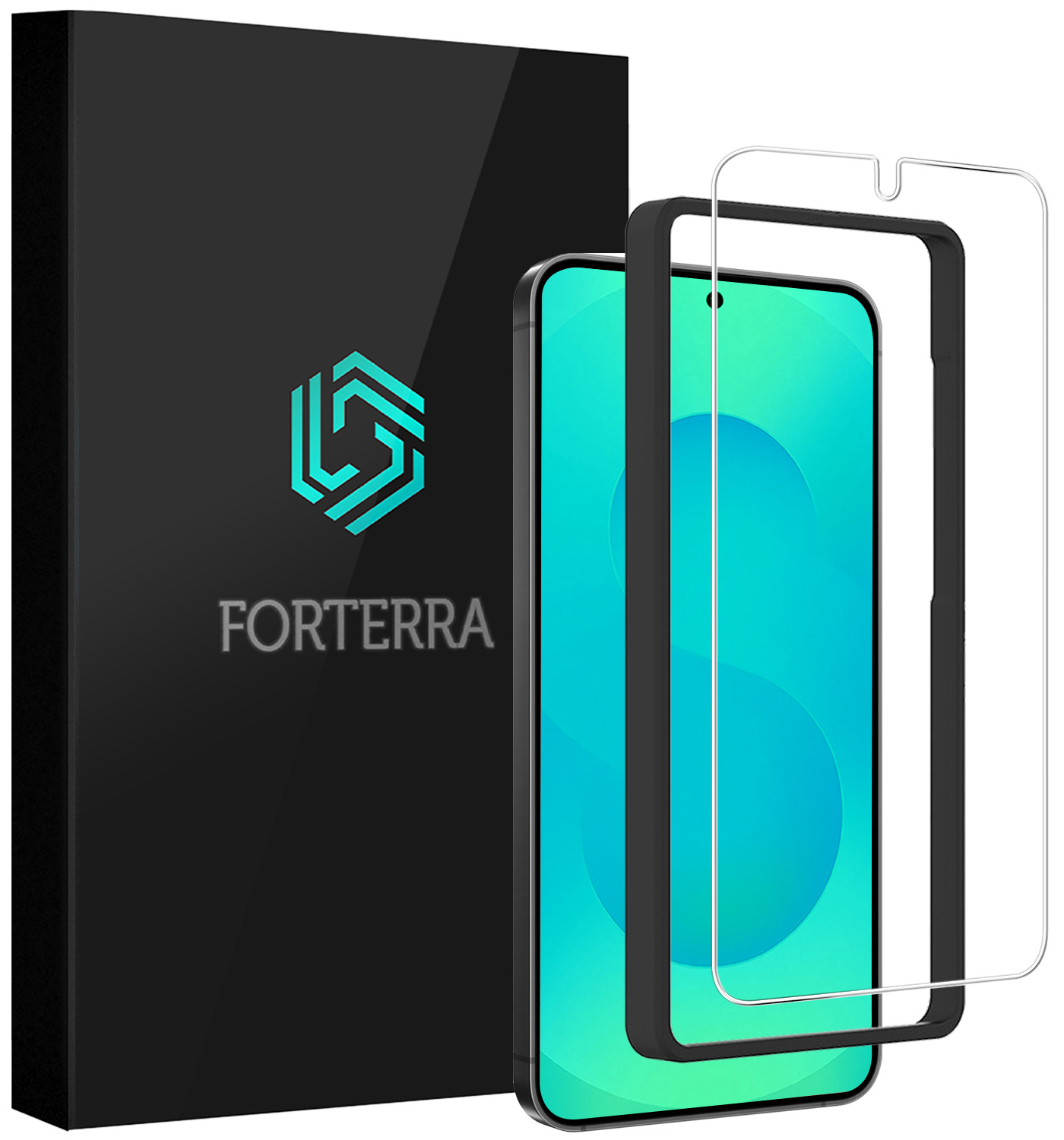 Forterra Forterra Samsung Galaxy S25 Screenprotector Met Installatieframe