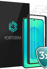 Forterra Forterra Samsung Galaxy S25 Screenprotector Met Installatieframe - 3 PACK