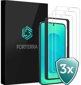 Forterra Forterra Samsung Galaxy S25 Plus Screenprotector Met Installatieframe - 3 PACK