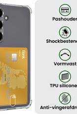 BASEY. BASEY. Samsung Galaxy S25 Hoesje Pashouder Met Screenprotector