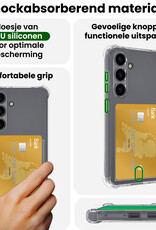 BASEY. BASEY. Samsung Galaxy S25 Plus Hoesje Pashouder Met Screenprotector