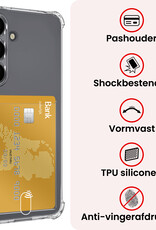 NoXx NoXx Samsung Galaxy S25 Hoesje Pashouder Met 2x Screenprotector