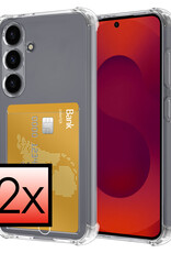 NoXx NoXx Samsung Galaxy S25 Plus Hoesje Pashouder - 2 PACK