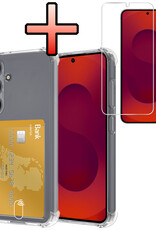 NoXx NoXx Samsung Galaxy S25 Plus Hoesje Pashouder Met Screenprotector