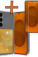 Nomfy Nomfy Samsung Galaxy S25 Plus Hoesje Pashouder Met Screenprotector