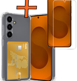 Nomfy Nomfy Samsung Galaxy S25 Plus Hoesje Pashouder Met Screenprotector