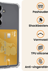 Nomfy Nomfy Samsung Galaxy S25 Plus Hoesje Pashouder Met Screenprotector