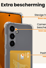 Nomfy Nomfy Samsung Galaxy S25 Plus Hoesje Pashouder Met Screenprotector