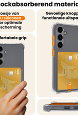 Nomfy Nomfy Samsung Galaxy S25 Plus Hoesje Pashouder Met Screenprotector