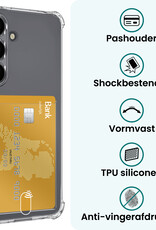 Forterra Forterra Samsung Galaxy S25 Hoesje Pashouder - 2 PACK
