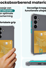 Forterra Forterra Samsung Galaxy S25 Hoesje Pashouder - 2 PACK