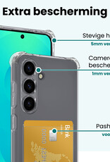 Forterra Forterra Samsung Galaxy S25 Hoesje Pashouder Met 2x Screenprotector