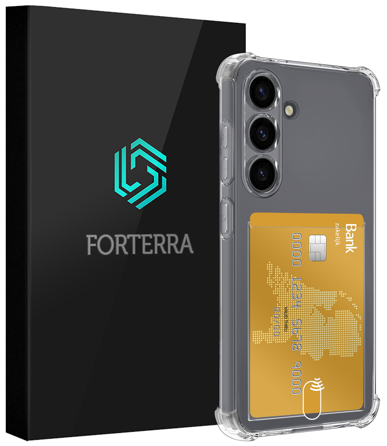 Forterra Forterra Samsung Galaxy S25 Plus Hoesje Pashouder