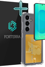 Forterra Forterra Samsung Galaxy S25 Plus Hoesje Pashouder Met Screenprotector