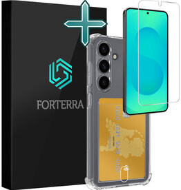 Forterra Forterra Samsung Galaxy S25 Plus Hoesje Pashouder Met Screenprotector