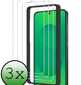 BASEY. BASEY. Samsung Galaxy S25 Screenprotector Met Installatieframe - 3 PACK
