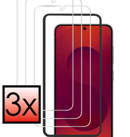 NoXx NoXx Samsung Galaxy S25 Plus Screenprotector Met Installatieframe - 3 PACK