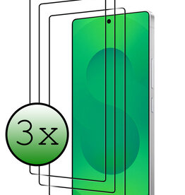 BASEY. BASEY. Samsung Galaxy S25 Ultra Screenprotector Glas Full Cover - 3 PACK