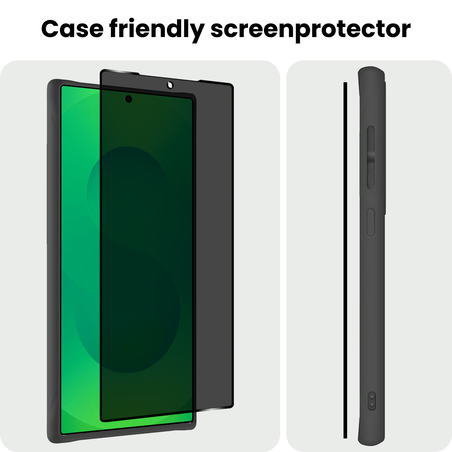 BASEY. BASEY. Samsung Galaxy S25 Ultra Screenprotector Glas Privacy - 3 PACK