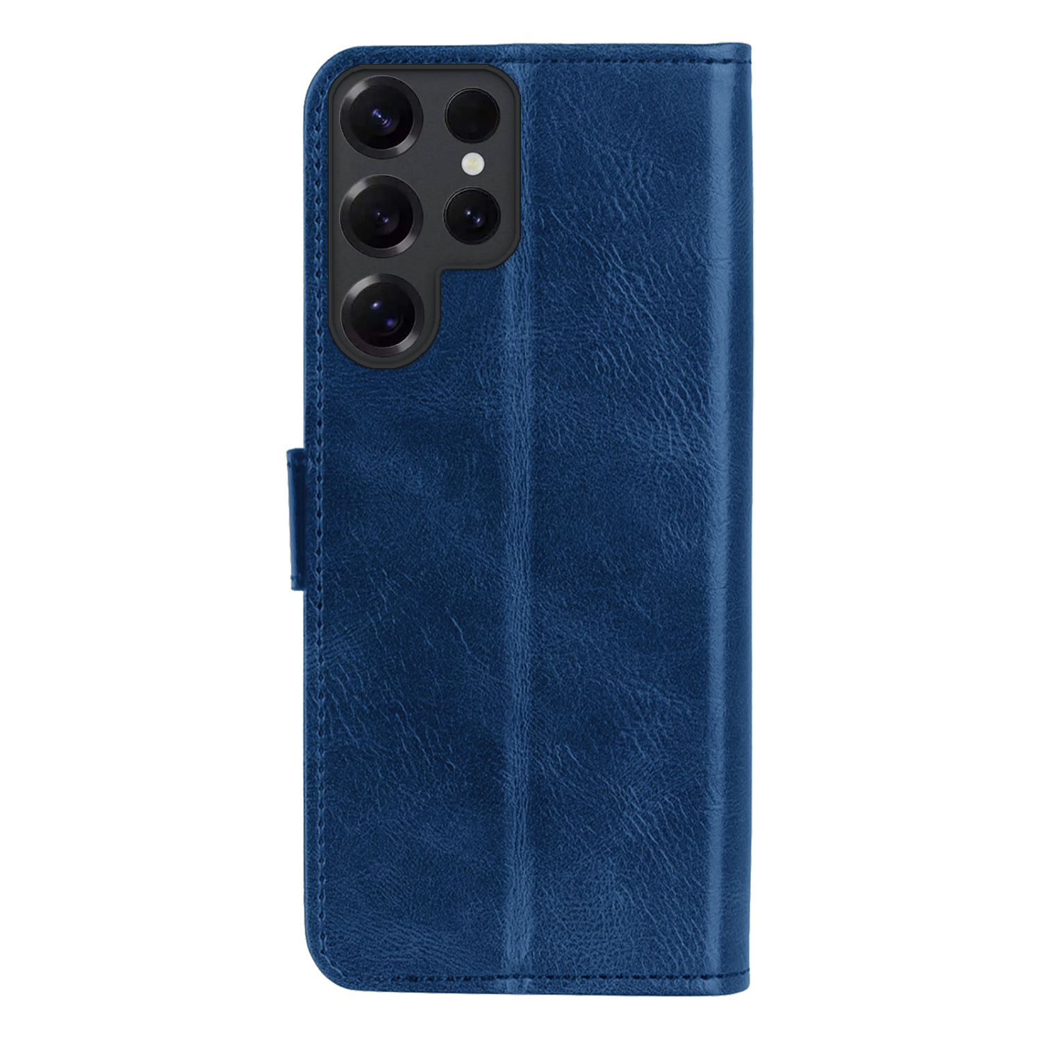 BASEY. BASEY. Samsung Galaxy S25 Ultra Hoesje Bookcase Met Screenprotector - Donkerblauw