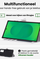 BASEY. BASEY. Samsung Galaxy S25 Ultra Hoesje Bookcase Met 2x Screenprotector - Wit