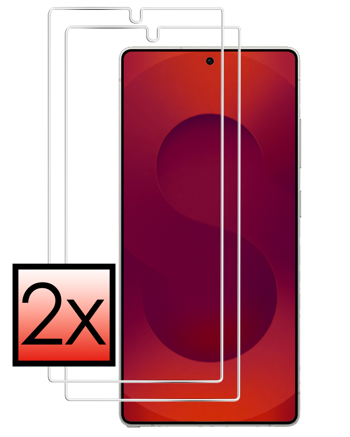 NoXx NoXx Samsung Galaxy S25 Ultra Screenprotector Glas - 2 PACK