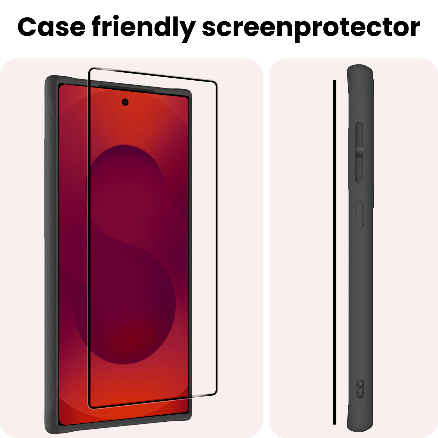 NoXx NoXx Samsung Galaxy S25 Ultra Screenprotector Glas Full Cover - 2 PACK