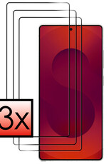 NoXx NoXx Samsung Galaxy S25 Ultra Screenprotector Glas Full Cover - 3 PACK