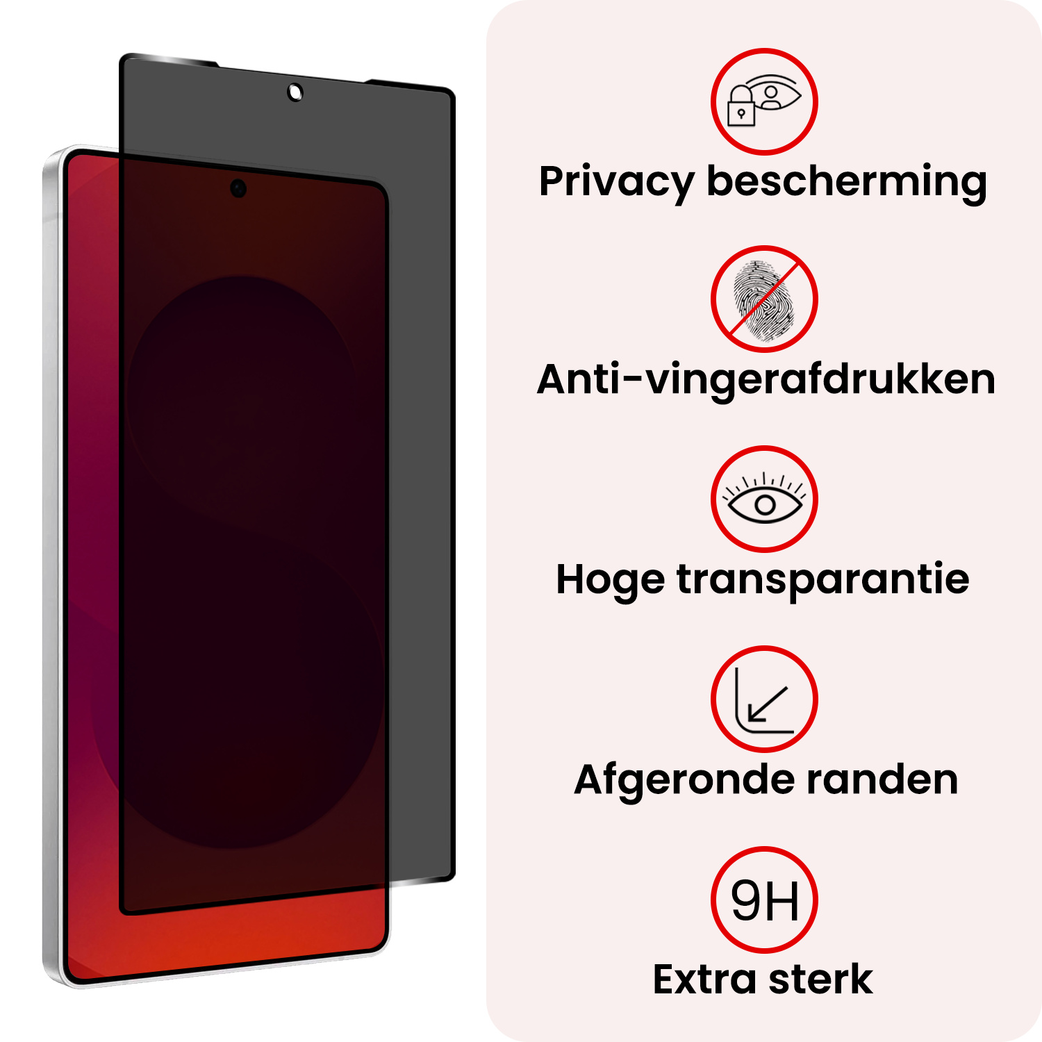 NoXx NoXx Samsung Galaxy S25 Ultra Screenprotector Glas Privacy