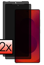 NoXx NoXx Samsung Galaxy S25 Ultra Screenprotector Glas Privacy - 2 PACK