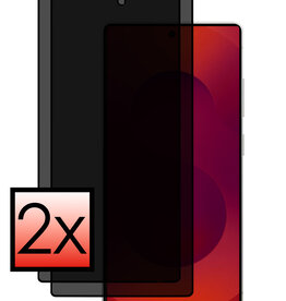 NoXx NoXx Samsung Galaxy S25 Ultra Screenprotector Glas Privacy - 2 PACK