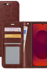 NoXx NoXx Samsung Galaxy S25 Ultra Hoesje Bookcase - Bruin