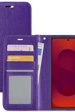 NoXx NoXx Samsung Galaxy S25 Ultra Hoesje Bookcase - Paars