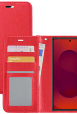 NoXx NoXx Samsung Galaxy S25 Ultra Hoesje Bookcase - Rood