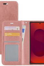 NoXx NoXx Samsung Galaxy S25 Ultra Hoesje Bookcase - Rose Goud
