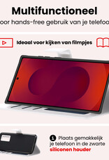 NoXx NoXx Samsung Galaxy S25 Ultra Hoesje Bookcase Met Screenprotector - Wit